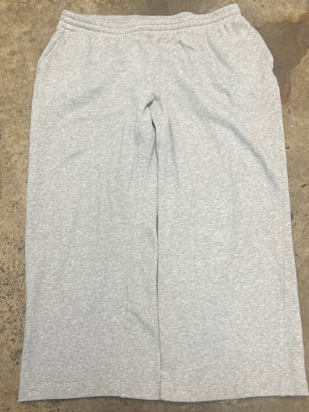 Y2K Old Navy Wide Leg Sweatpants Men’s Extra Large Gray Lightweight Streetwear